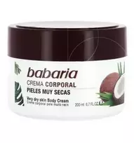 BABARIA Kūno kremas su kokosu, 200 ml