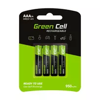 Green Cell Akumuliatorius Žalias Cell HR03 Ni-MH AAA 950mAh - 4vnt