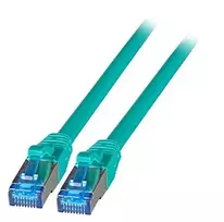 Efb Elektronik EFB Patchcord RJ45 S / FTP, kat. 6A, kat. 7 Žaliavinis kabelis TPE superflex, 1m, žalias (K5525FGE.1)