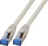 EFB Patchcord RJ45 S / FTP, Cat.6A, Cat7 TPE superflex, 5m, pilka