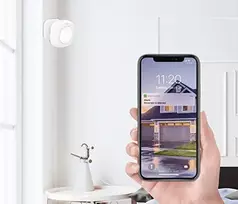 Išmanusis ZigBee TUYA bevielis patalpos PIR judesio jutiklis, 110°, WOOX