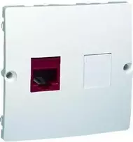 Kontakt-Simon Kompiuterio lizdas vienas BASIC MUDUQ RJ45 kat. 5E balta - BNF51.02 / 11