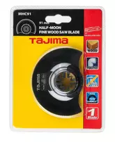 Tajima geležtė multifunkciniam įrankiui, skirta medžiui, plastikui ir minkštam metalui, pusmėnulis, 91mm
