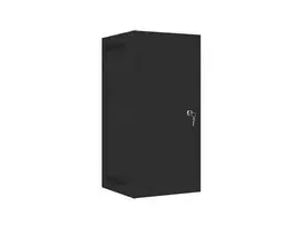 LANBERG Rack spintelė 10 colių sieninis laikiklis 12U 280x310 juodas su metalinėmis durelėmis butas paketas