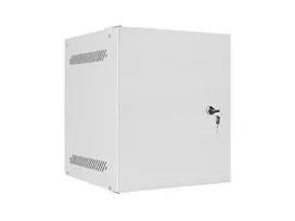LANBERG Rack spintelė 10 colių sieninis laikiklis 6U 280x310 pilkas su metalinėmis durelėmis buto paketas