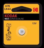 Bateria „Kodak ULTRA Alkaline A76 LR44“ baterija, 1 vnt.