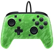 PDP Delux+ Audio Camo Žalias laidinis valdiklis skirtas Nintendo Switch