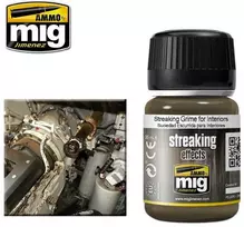 AMMO by MIG Jimenez AMMO MIG Streaking Grime interjerams, šviesiems paviršiams, 35 ml