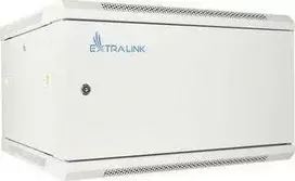 EXTRALINK 6U 600X600 ASP sieninė spintelė metalinių durų pilka