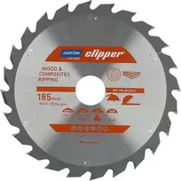 Norton Clipper NORTON diskinis pjūklas 185 mm x 30 mm x 24z MEDIENA IR KOMPOZITAI ATB (1,8 / 1,2)