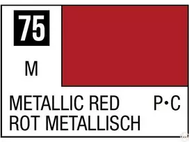 Mr Hobby Mr.Hobby Mr.Color C-075 Metallic Raudona nitro dažai, 10 ml