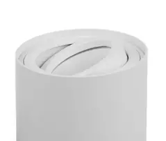 Lubinis šviestuvas Tuba „Maclean“ vamzdinis/virštvirtinis šviestuvas, taškinis, halogeninis, apvalus, aliuminis, GU10, 80x115 mm, baltas, MCE422 W