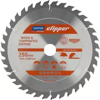 NORTON diskinis pjūklas 250 mm x 30 mm x 36z MEDIENOS IR ATB KOMPOZITAS (3,2 / 2,2)