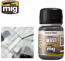 AMMO by MIG Jimenez AMMO MIG NEUTRAL WASH 35ml – pilkas sendinimo plovimas modeliams 1010