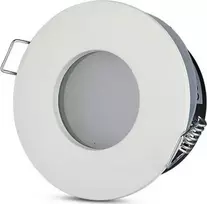 GU10 lemputės rėmelis, V-TAC, apvalus, baltas, IP54