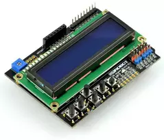 DFRobot Arduino priedėlis su klaviatūra ir LCD ekranu v1.1