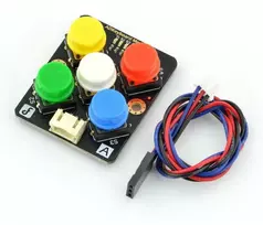 Dfrobot ADKeyboard v2, klaviatūros modulis su spalvotais mygtukais