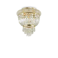 Lubinis šviestuvas Ideal Lux Ceiling lamp with 3 lights DUBAI, E14, juodas