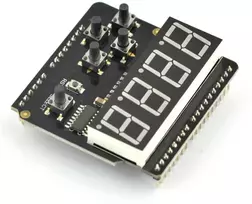 Dfrobot 8 segmentų LED ekranas su mygtukais, skirtas Arduino