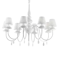 Pakabinamas šviestuvas Ideal Lux Suspended lamp with 8 lights BLANCHE, E14, baltas