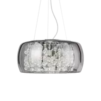 Pakabinamas šviestuvas Ideal Lux Suspended lamp with 8 lights AUDI-80, G9, pilka