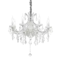Pakabinamas šviestuvas Ideal Lux Suspended lamp with 8 lights NAPOLEON, E14, chrome