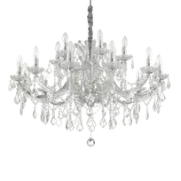 Pakabinamas šviestuvas Ideal Lux Suspended lamp with 18 lights NAPOLEON, E14, chrome
