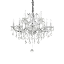Pakabinamas šviestuvas Ideal Lux Suspended lamp with 12 lights NAPOLEON, E14, baltas