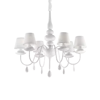 Pakabinamas šviestuvas Ideal Lux Suspended lamp with 6 lights BLANCHE, E14, baltas