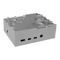 Akasa Aliuminio obudowa do Raspberry Pi 4B su Thermal–Kit – sidabrinė
