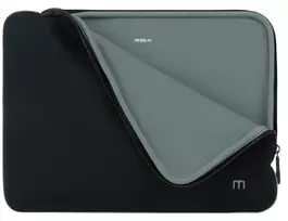 Krepšys Mobilis Mobilis Skin torba na laptop 35,6 cm (14") Dėklas kieszeniowe Juodas, Pilka