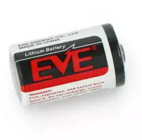 3.6 V ličio baterija ER14250 1 / 2AA 1200mAh Eve