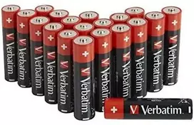 Verbatim ALKALINE BATTERY AA 20 PACK/HANGCARD