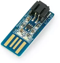 MCP73831, Li-Pol / Li-Ion 1S 3.7V USB įkroviklis Adafruit 1304