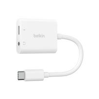 Belkin RockStar 3.5 mm Audio + USB-C Charge Adapter