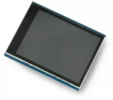Talpinis jutiklinis ekranas TFT 2.8' 240x320px su Micro SD skaitytuvu, Arduino priedėlis, Adafruit 1947