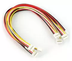 Seeed Studio Grove, penkių lizdas-lizdas 4 kontaktų, 2mm / 20cm laidų rinkinys su fiksatoriumi