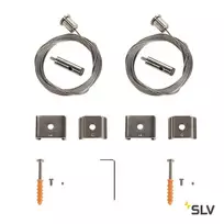 slv Plieniniai laidai EUTRAC®, S-TRACK ir 1 fazės sistemoms, 2 x 5m