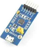 Keitiklis USB-UART CP2102, microUSB prievadas, Waveshare 11325