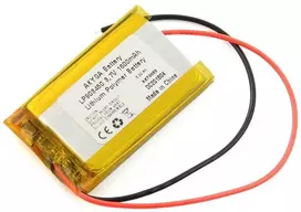 Akyga 3.7V 1S 1600mAh Li-Pol akumuliatorius - 50x34x9mm