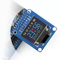 Grafinis OLED spalvotas ekranas 0.95' (B) 96x64px SPI, tiesios jungtys, Waveshare 10514