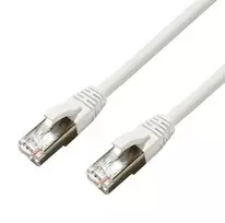 MicroConnect CAT6A S / FTP 20m Baltoji LSZH