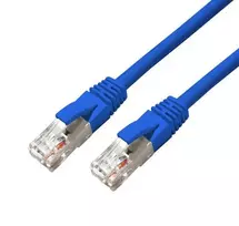MicroConnect CAT6A UTP 0.5m Mėlyna LSZH