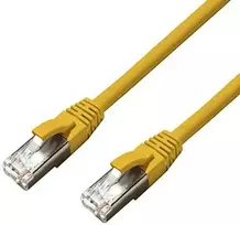 MicroConnect CAT6A S / FTP 10m geltonasis LSZH