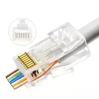 Lanview RJ45 UTP kištukas Cat6 skirtas