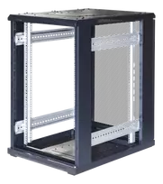 TOTEN System G, 19 "spintelė, 18U, 600x1000, stiklės priekinės durys, perforatas