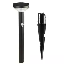 Lubinis šviestuvas Saulės LED lempa su Maclean jutikliu, juoda, IP44, 3 šviesos režimai, Li-ion 18650 baterija 3,7V 1200 mAh, įjungimo jutiklis, MCE465 B