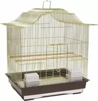 Panama Pet paukščių narvas 47x36x55,5 cm auksinis/rudas