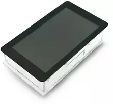 Gravlaser Dėklas skirtas Raspberry Pi ir specialiam 7” jutikliniam ekranui, permatomas