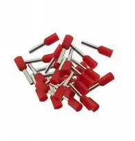 Oem Vamzdelio formos jungtys 0.75mm2 100vnt - raudona